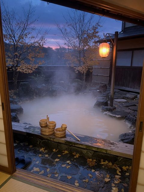 同じ宿の露天風呂